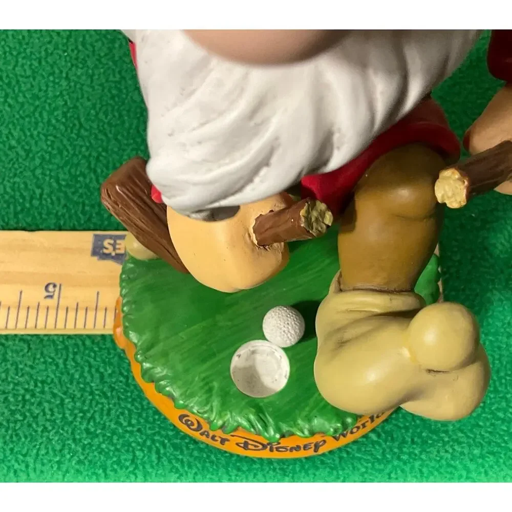 Walt Disney World Seven Dwarfs Grumpy Golfer Bobblehead 8